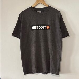 Vintage Nike Just Do If Box Logo T-Shirt / Large / Y2K